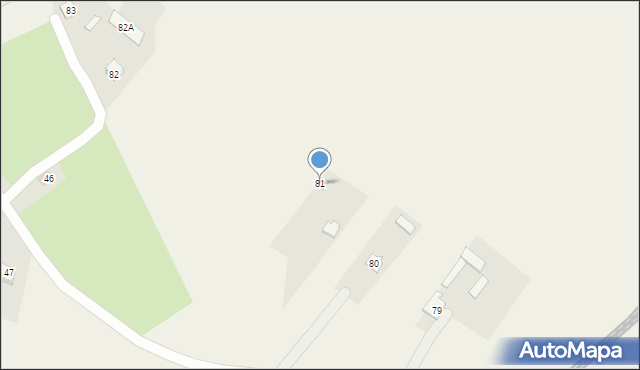 Terebiniec, Terebiniec, 81, mapa Terebiniec