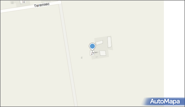 Teremiec, Teremiec, 17, mapa Teremiec