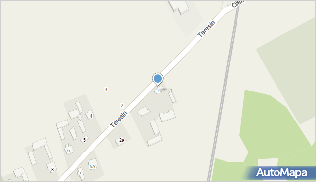 Teresin, Teresin, 1, mapa Teresin