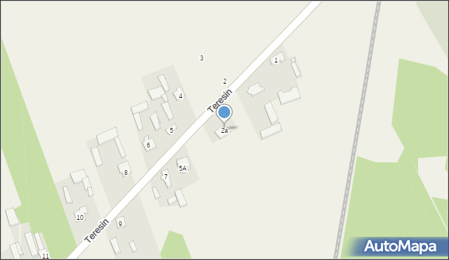 Teresin, Teresin, 2a, mapa Teresin