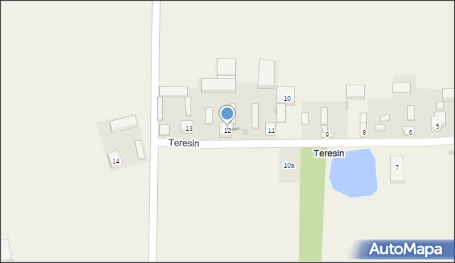 Teresin, Teresin, 12, mapa Teresin