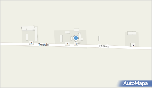 Teresin, Teresin, 6, mapa Teresin