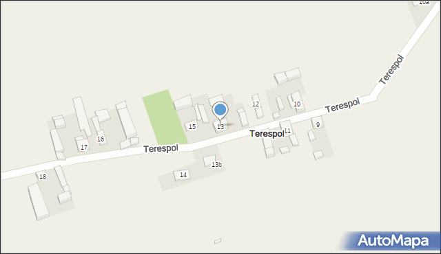 Terespol, Terespol, 13, mapa Terespol