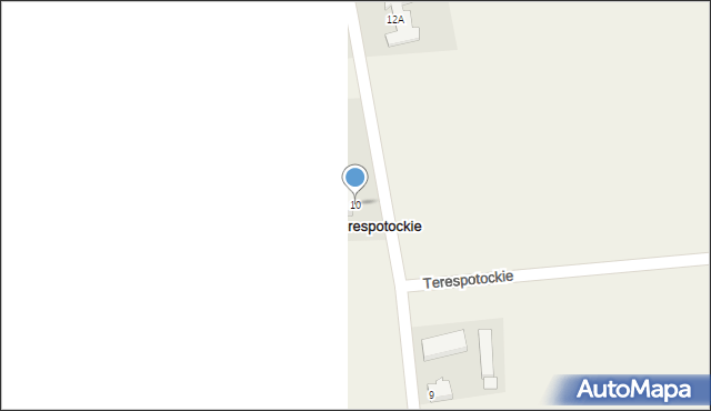 Terespotockie, Terespotockie, 10, mapa Terespotockie