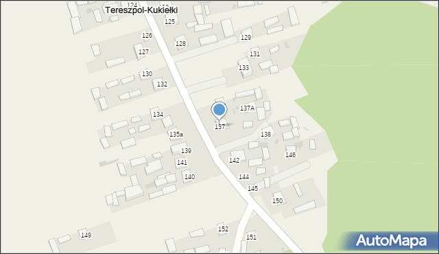 Tereszpol-Kukiełki, Tereszpol-Kukiełki, 137, mapa Tereszpol-Kukiełki