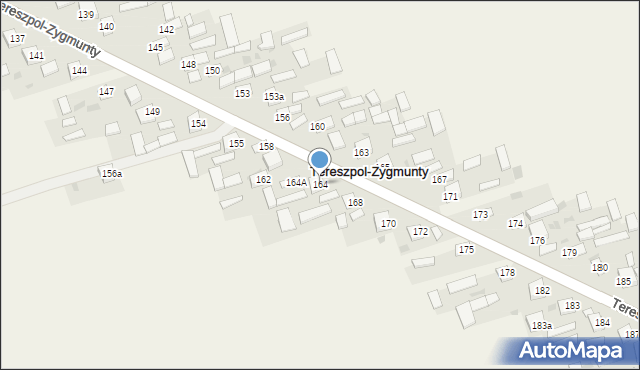 Tereszpol-Zygmunty, Tereszpol-Zygmunty, 164, mapa Tereszpol-Zygmunty