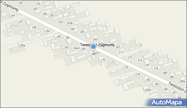 Tereszpol-Zygmunty, Tereszpol-Zygmunty, 168, mapa Tereszpol-Zygmunty