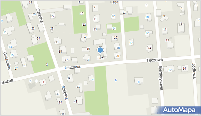 Wierzchowisko, Tęczowa, 102a, mapa Wierzchowisko