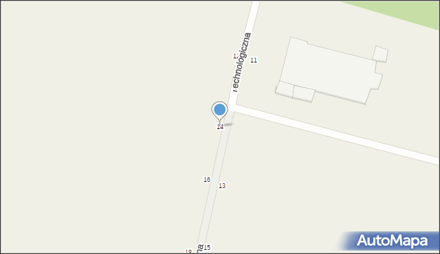 Włynkówko, Technologiczna, 14, mapa Włynkówko