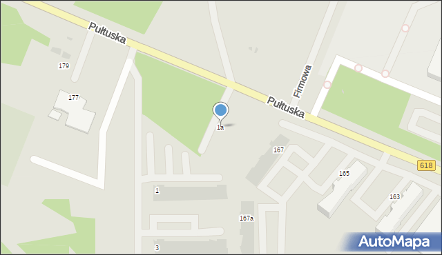 Wyszków, Telimeny, 1a, mapa Wyszków