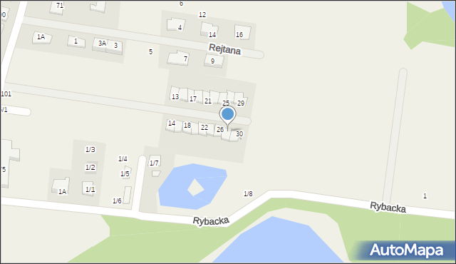 Zaścianki, Telimeny, 28, mapa Zaścianki