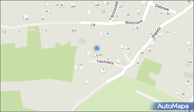 Bochnia, Tischnera Józefa, ks. prof., 5, mapa Bochni