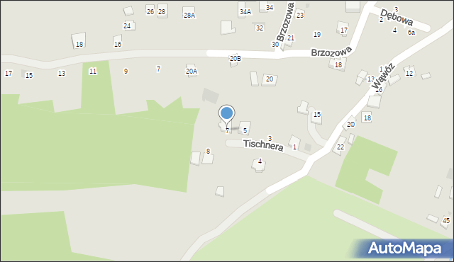Bochnia, Tischnera Józefa, ks. prof., 7, mapa Bochni