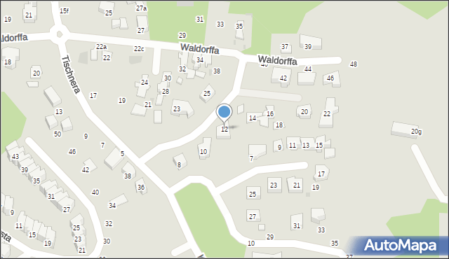 Gdańsk, Tischnera Józefa, ks. prof., 12, mapa Gdańska