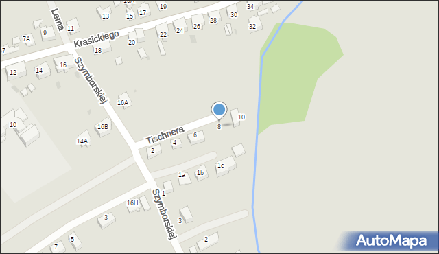 Kędzierzyn-Koźle, Tischnera Józefa, ks. prof., 8, mapa Kędzierzyna-Koźle