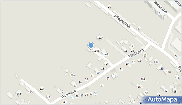 Stary Sącz, Tischnera Józefa, ks. prof., 26A, mapa Stary Sącz