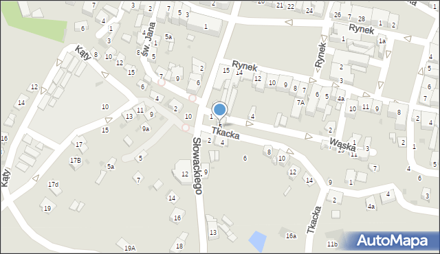 Przeworsk, Tkacka, 5, mapa Przeworsk