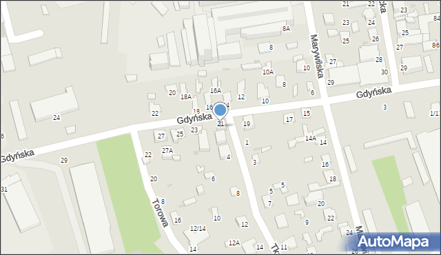 Radom, Tkacka, 2, mapa Radomia