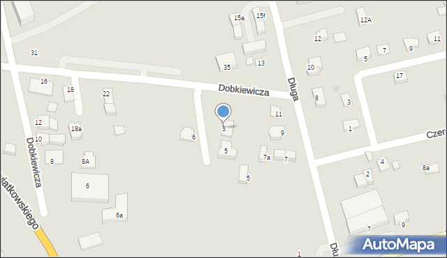 Sandomierz, Tkacza Aleksego, 3, mapa Sandomierza