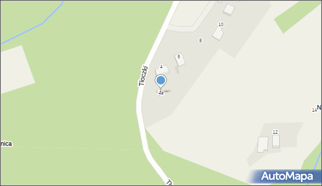 Brenna, Tłoczki, 4a, mapa Brenna