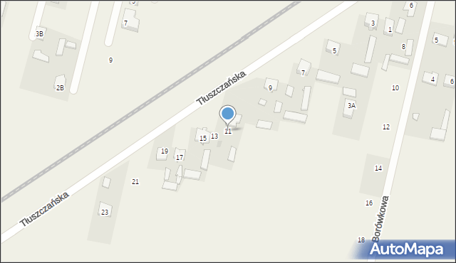 Chrzęsne, Tłuszczańska, 11, mapa Chrzęsne