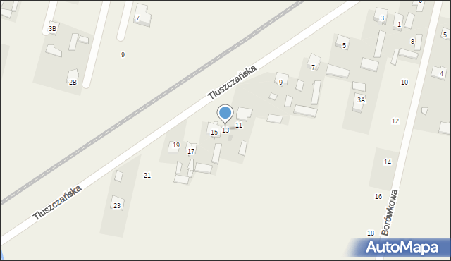 Chrzęsne, Tłuszczańska, 13, mapa Chrzęsne