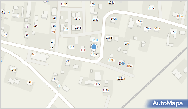 Tłoki, Tłoki, 111a, mapa Tłoki