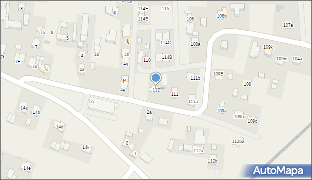 Tłoki, Tłoki, 112, mapa Tłoki