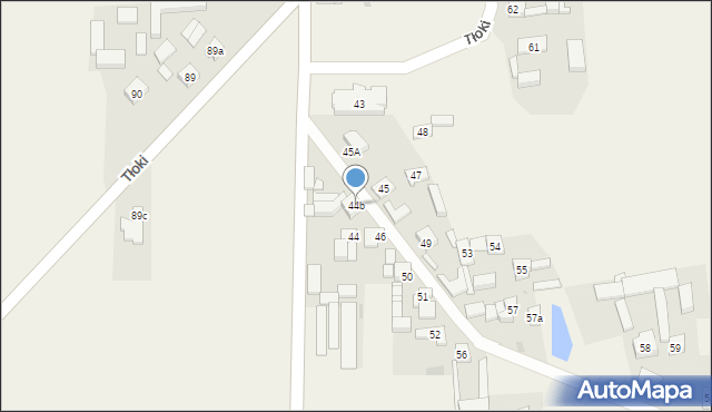 Tłoki, Tłoki, 44b, mapa Tłoki