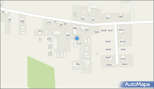 Tłoki, Tłoki, 95c, mapa Tłoki