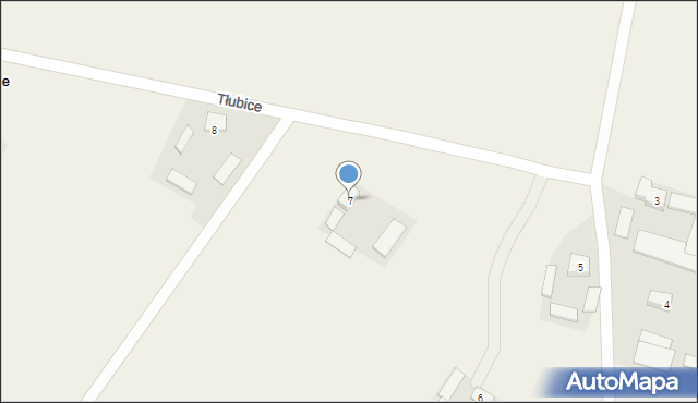 Tłubice, Tłubice, 7, mapa Tłubice