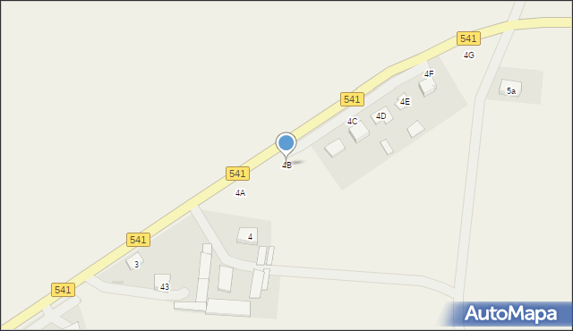 Tłuchówek, Tłuchówek, 4B, mapa Tłuchówek