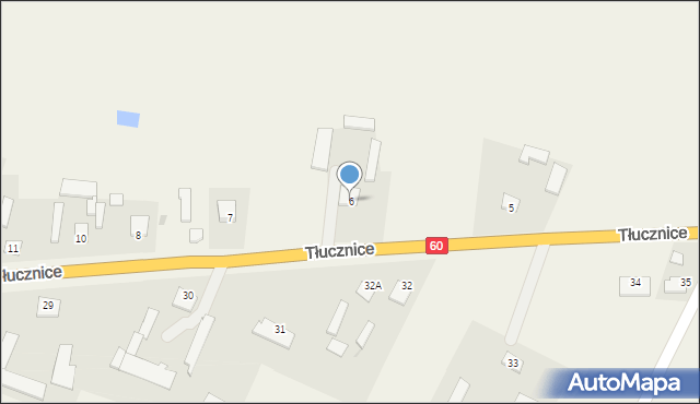 Tłucznice, Tłucznice, 6, mapa Tłucznice