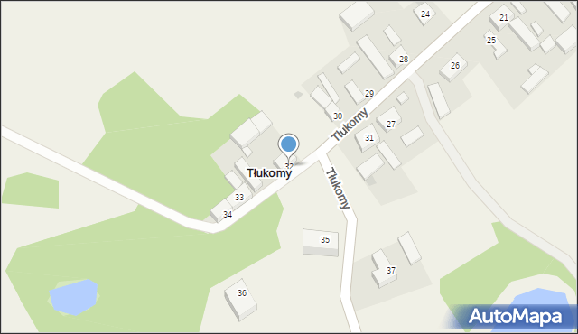 Tłukomy, Tłukomy, 32, mapa Tłukomy