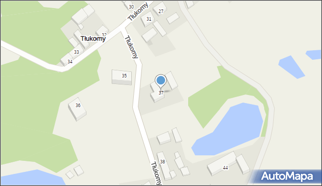Tłukomy, Tłukomy, 37, mapa Tłukomy