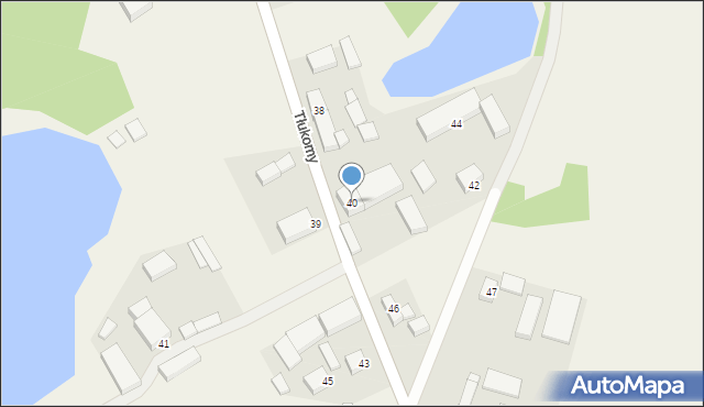 Tłukomy, Tłukomy, 40, mapa Tłukomy
