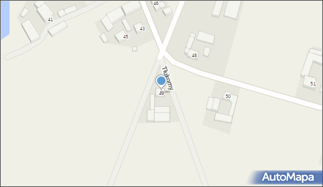 Tłukomy, Tłukomy, 49, mapa Tłukomy