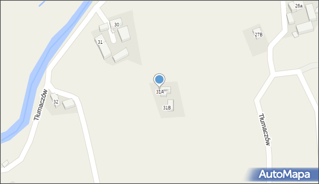 Tłumaczów, Tłumaczów, 31A, mapa Tłumaczów