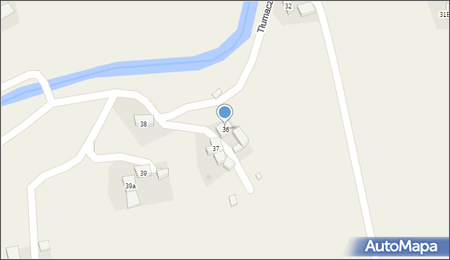 Tłumaczów, Tłumaczów, 36, mapa Tłumaczów