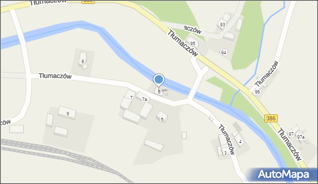Tłumaczów, Tłumaczów, 6, mapa Tłumaczów