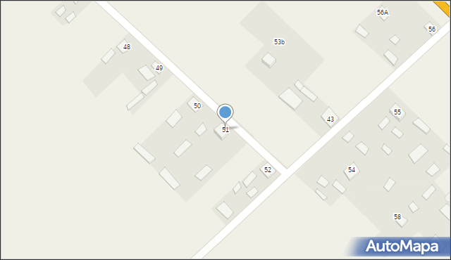 Tłuściec, Tłuściec, 51, mapa Tłuściec