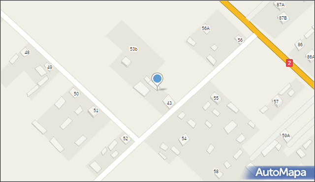 Tłuściec, Tłuściec, 53a, mapa Tłuściec