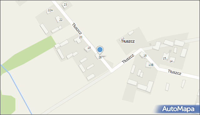 Tłuszcz, Tłuszcz, 18, mapa Tłuszcz