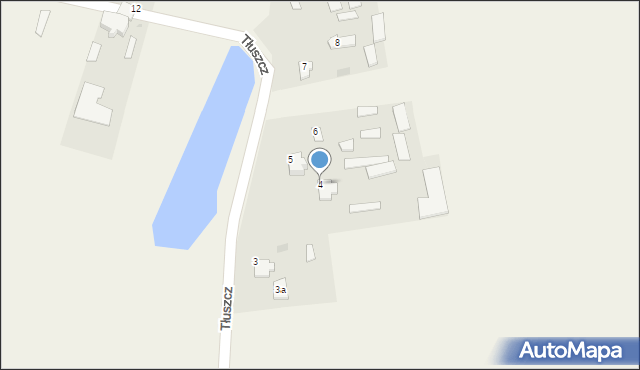 Tłuszcz, Tłuszcz, 4, mapa Tłuszcz