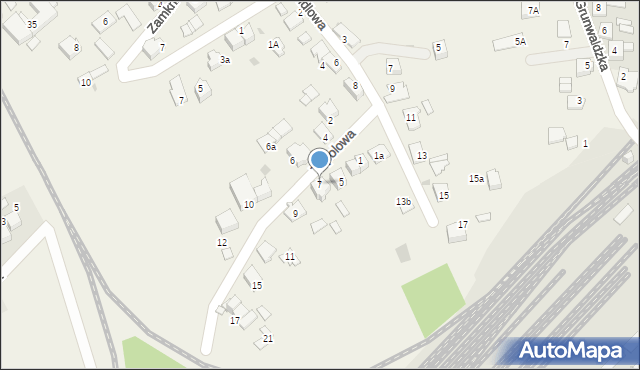 Babice, Topolowa, 7, mapa Babice