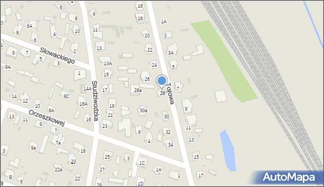 Bielsk Podlaski, Torowa, 28, mapa Bielsk Podlaski