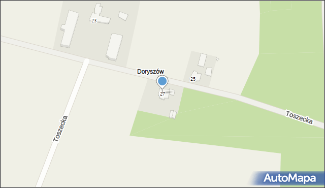 Błotnica Strzelecka, Toszecka, 27, mapa Błotnica Strzelecka