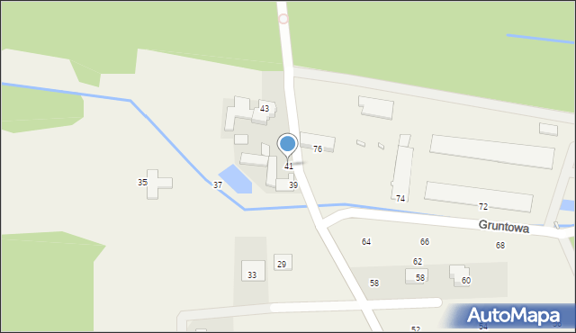 Borowina, Topolowa, 41, mapa Borowina