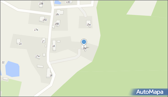 Bukowiec, Tokarska, 16a, mapa Bukowiec