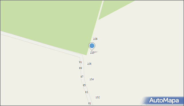 Cekanów, Topolowa, 110, mapa Cekanów